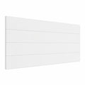 Cabecero de Madera Estilo Vintage Nórdico para Cama de 105 cm en Blanco