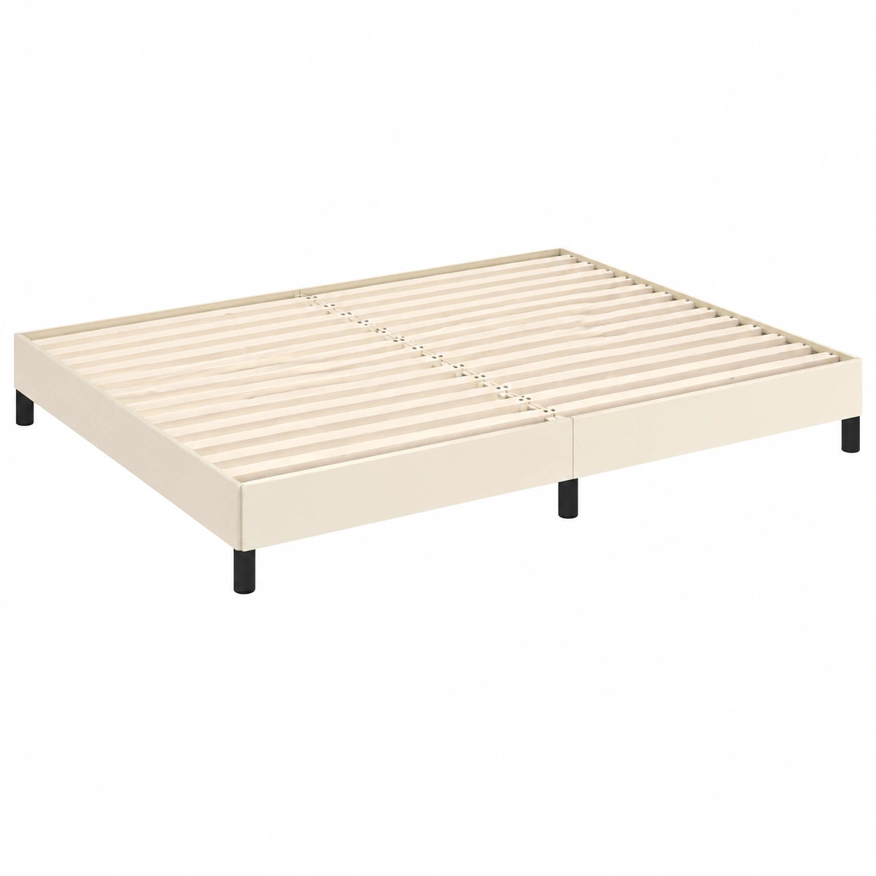 Cama King Size Moderna Tapizada para Dormitorio en Color Marrón