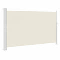 Pantalla Retráctil de Terraza, Toldo Lateral de 170x300 cm, Crema