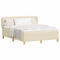 Cama tamaño king con cabecero ajustable y colchón de muelles