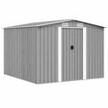 Cobertizo Metálico para Jardín 257x298x178cm Gris