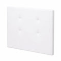 Cabecero de Polipiel para Cama de Matrimonio Blanco 165,5x118 cm - Miroytengo Anais