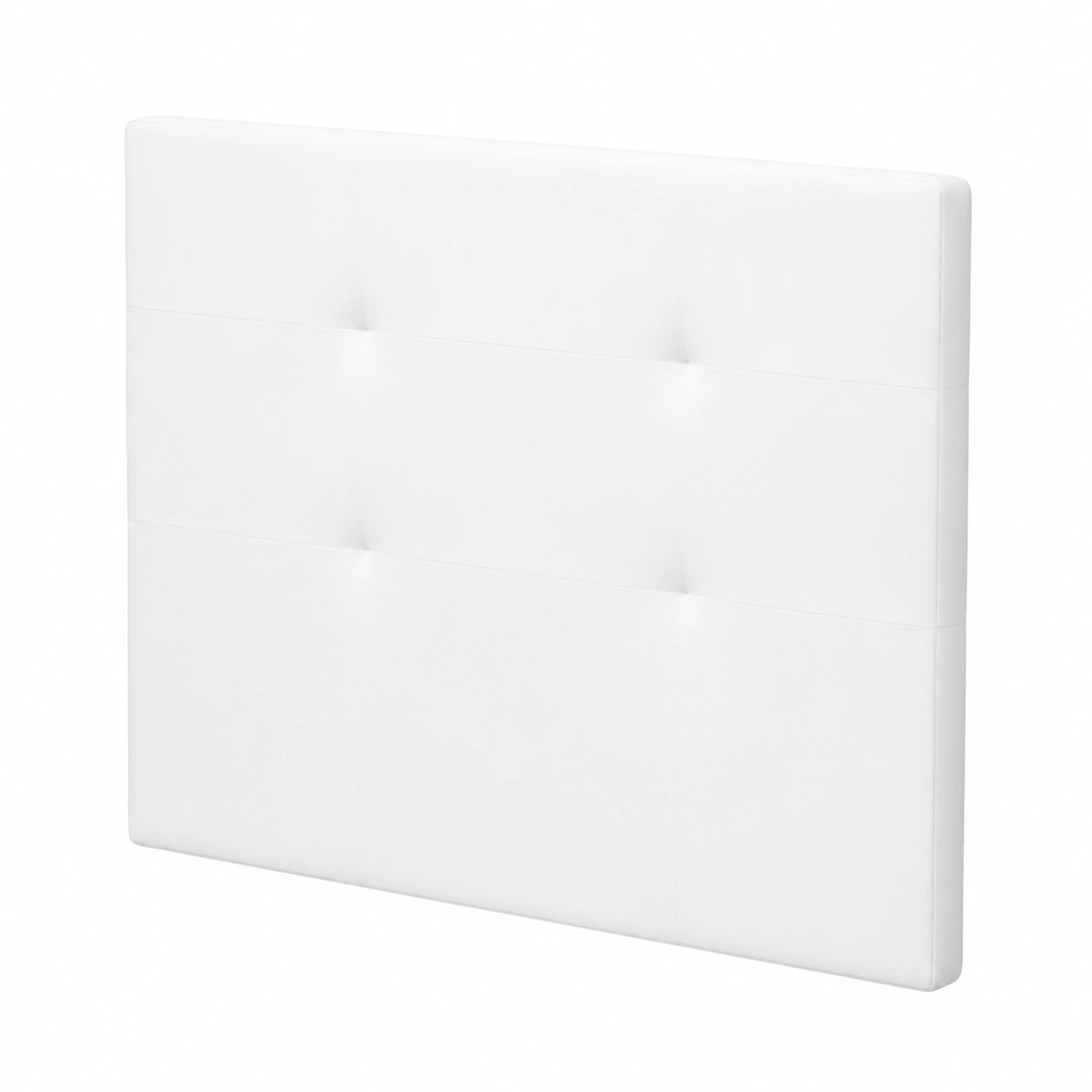 Cabecero de Polipiel para Cama de Matrimonio Blanco 165,5x118 cm - Miroytengo Anais