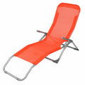 Juego de 2 tumbonas coral 140x95x61 cm